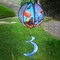 In the Breeze 11-inch Butterfly Hanging Ball Spinner, Wind Spinner, 2486